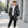 thumbnail image 5 of Girls Down Coats Jacket With Thick Quilted Winter Mid Length Outerwear Clothes, 5 of 5