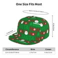 thumbnail image 6 of Balery Baseball Cap Flat Bill Hats for Men Adjustable Size for Running Workouts and Outdoor Activities All Seasons Dad Hat(Cute Santa ), 6 of 9