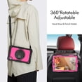 thumbnail image 5 of Case for Lenovo Tab M10 HD 2nd Gen 10.1 Inch 2020 with Screen Protector, 360 Degree Rotating Kickstand Hand Strap Heavy Duty Shockproof Cover with Shoulder Strap, Rose PC, 5 of 7