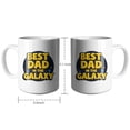 thumbnail image 4 of Best Dad in the Galaxy Coffee Mugs 15 OZ Sublimation Mugs,Double-sided Printing Ceramic Cups Ceramic Mugs for Coffee,Tea,Hot Cocoa, 4 of 4