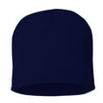thumbnail image 3 of Knit Sports Winter Rugby Solid Plain Beanie Scarf Set for Men & Women - Stay Warm & Stylish (Navy), 3 of 4