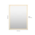 thumbnail image 4 of Pax 36 in. W x 48 in. H Large Rectangular Frameless Antifog Front/Back-Lit Wall Bathroom Vanity Mirror with Smart Touch, 4 of 15