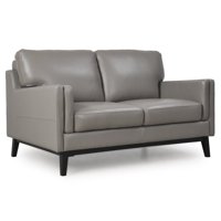 Moroni Osman Leather Loveseat