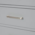 thumbnail image 4 of Ariel Cambridge 72 Inch Double Oval Sink Bathroom Vanity With Carrara White Quartz Countertop 1.5 Edge In Grey, 4 of 10