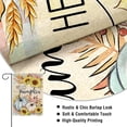 thumbnail image 2 of Fall Hello Pumpkin Small Decorative Garden Flag, Autumn Sunflower Maple Leaves Floral Farmhouse Yard Lawn Outside Decor, Buffalo Plaid Thanksgiving Outdoor Home Decoration Double Sided 12 x 18, 2 of 5