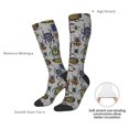 thumbnail image 4 of Naloa Bright Insects Thigh High Socks Extra Long Stretchy Sock Women Over Knee High Opaque Stocking Daily Wear, 4 of 6