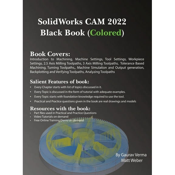 SolidWorks CAM 2022 Black Book (Colored), (Hardcover)