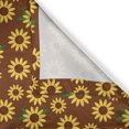 thumbnail image 6 of Ambesonne Sunflower Valance & Curtain, Cartoon Blossoms, 55"x24", Brown Yellow Green, 6 of 6