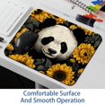 thumbnail image 6 of Panda Printed Square Mousepad Desk Pad Desk Mat, 8.3x9.8 Inch, Non-Slip Rubber Bottom, Suitable for Office and Gaming, 6 of 6