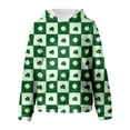 thumbnail image 5 of Staki Kids St Patricks Day Sweatshirt Toddler Girls Hoodies Kids Pullover Sweatshirt Casual Hoodies Sweatshirts Long Sleeve Shirts Tops 3-12Y(Dark Green,2-3 Years), 5 of 6