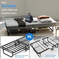 thumbnail image 4 of DRNANLIT Rollaway Bed Folding Bed with 6cm Foam Mattress for Adults & Guest with Sturdy Metal Frame, 4 of 10