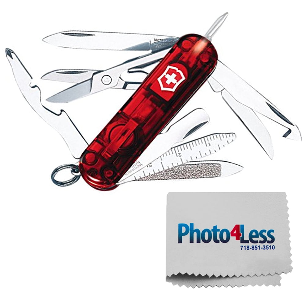Victorinox Swiss Army Midnite Minichamp Knife, Lightweight Compact