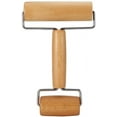 thumbnail image 1 of Rolling pastry and pizza baker rolls wooden baking kitchen, 1 of 5