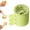 Green, variant on Flower Shaped Silicone Ice Cream Mold, with Lids Reusable Maker Cups Stackable Easy Release DIY Frozen Treats Mold for Dessert