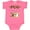 Hot Pink, variant on Inktastic Pug Lover Dog Gift Girls Baby Bodysuit