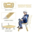 thumbnail image 4 of DOREROOM Toddler Table and Chairs Set for 4, 47.2''L x 23.6''W Kids Study Table and Chair Set, Height-Adjustable, Graffiti Desktop, Children Activity Table for Daycare, Classroom, Home, 4 of 9