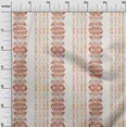 thumbnail image 2 of oneOone Cotton Cambric Orange Fabric Leaves|Geometric & Mandala Watercolor Diy Clothing Quilting Fabric Print Fabric By Yard 56 Inch Wide, 2 of 4
