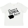 thumbnail image 3 of Inktastic Someone in Iowa Loves Me Boys or Girls Toddler T-Shirt, 3 of 5