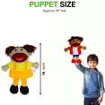 thumbnail image 3 of Paquete de 8 marionetas de mano para niños, multiculturales con boca móvil, 3 of 9