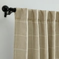thumbnail image 4 of Sawyer Windowpane Plaid Blackout Window Curtain Panel, 4 of 5