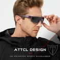 thumbnail image 2 of Gafas de sol polarizadas ATTCL 5001 Touzi-Gris para hombre, 2 of 6