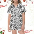 thumbnail image 2 of WEAIXIMIUNG Children Casual Comfortable And Stylish Short Sleeved Sleepwear Set 8-9 Years, 2 of 4