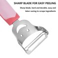 thumbnail image 4 of LSLJS Household Vegetable Peeler, Kitchen Gadgets, Cute Smile Face Design Stainless Steel Fruit Peeler Ultra Sharp Blades Ergonomic Non-Slip Handle Multi-Functional Paring Scraper for Potato Carrot, 4 of 7