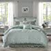 thumbnail image 3 of Mindy 9 Piece Cotton Percale Comforter Set Aqua King, 3 of 5