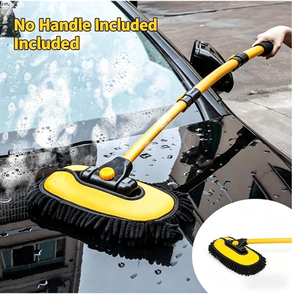 Upgrade Car Wash Brush Mop,Microfiber Mitt Car Cleaning Supplies Kit Car Wash Tools