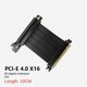 thumbnail image 2 of Full speed PCI-E 4.0 16X graphics card extension cable 90 degrees 10CM, 2 of 5