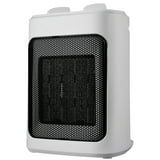 Mainstays 1500W Ceramic Fan-Forced Electric Space Heater, White ...