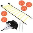 thumbnail image 4 of PP Material Football Training Ladder, Fine Workmanship Drag Parachute Set, Football Training Equipment Accessory For Men Football/Basketball Pace Training, 4 of 8