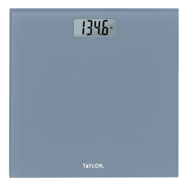 Taylor Báscula de baño de vidrio digital para peso corporal, plataforma precisa de alta precisión y