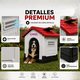 thumbnail image 3 of Casa Para Perro Q Perrón Raza Grande Térmica Impermeable con Ventilación Piso Elevado, Fácil de Limpiar y Armar, 3 of 5