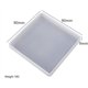 thumbnail image 1 of Moldes de silicona para fundición de resina, molde cuadrado y rectangular pequeño para arte de resina epoxi, tapetes para tazas DIY, kit de herramientas para tazas medidoras de resina(Blanco, 1 of 5