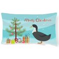 thumbnail image 4 of Carolines Treasures BB9229PW1216 Blue Swedish Duck Christmas Canvas Fabric Decorative Pillow, Teal, 12H x16W, multicolor, 4 of 4
