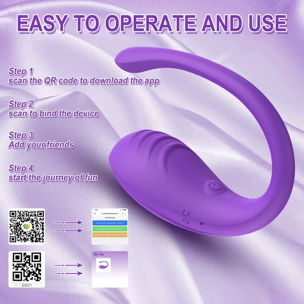 Wearable Vibrator, APP Remote Control Vibrating Panties with 10