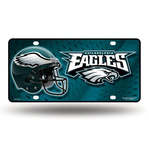 Philadelphia Eagles Nfl Metal Tag License Plate Walmart Com Walmart Com