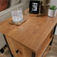 thumbnail image 3 of Bowery Hill Engineered Wood Flip-Down Door End Table in Prairie Cherry, 3 of 14