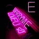 thumbnail image 5 of Luz decorativa con forma de letra LED, única y elegante, para decoración del hogar, fiesta de boda, color rosa, 5 of 8