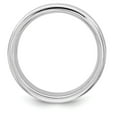 thumbnail image 2 of White Sterling Silver Ring Band Wedding 7mm Polished Fancy Size 13, 2 of 4
