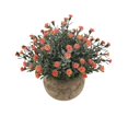 thumbnail image 1 of Planta artificial en maceta de simulación perfecta para decoración interior del hogar y la oficina, Gypsophila roja oso de fresa  Electrónica, 1 of 5