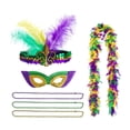 thumbnail image 2 of Accesorios fotográficos de media máscara Yinane Conjunto de accesorios para disfraces de Mardi Gras, 2 of 8