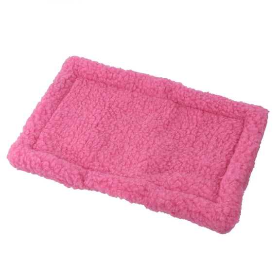 LULULION Durable Pink Pet Mat for Winter Hamster Comfortable Sleep 1Pc
