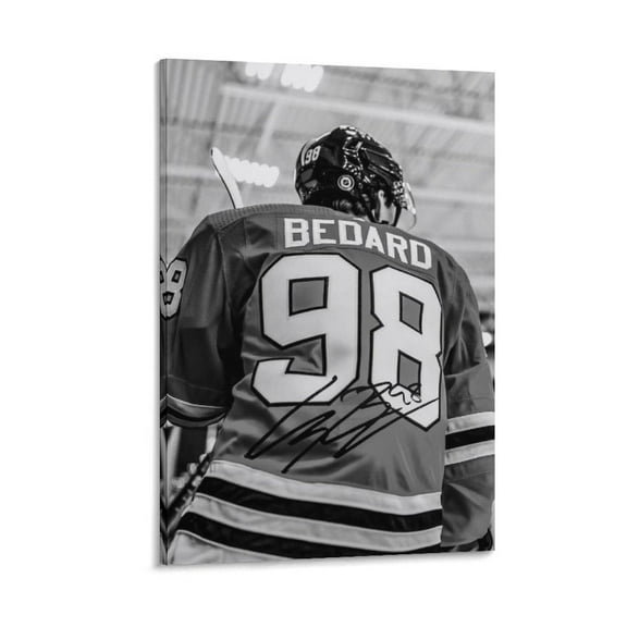 Connor Bedard Canvas Poster Wall Art Poster Gifts Bedroom Prints Home Decor Hanging Picture Canvas Painting Posters 24x36inch(60x90cm)
