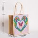 thumbnail image 5 of (GT5012) Bolso Mano Con Diamantes DIY Portátil Almacenamiento Lino Mariposa Amor, 5 of 8