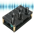 thumbnail image 4 of Audio Mixer, Mini Sound Board Console Acrylic Metal 4 Input 1 Output Independent  For Home Use, 4 of 8