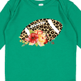 thumbnail image 3 of Inktastic Football with Flowers and Leopard Spots Boys or Girls Long Sleeve Baby Bodysuit, 3 of 4