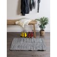 thumbnail image 4 of DII Variegated Gray Hand-Loomed Rug, 4 of 6