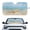 Beach Starfish Print, variant on XYZCANDO Car Windshield Sun Shade with Watercolor Turtle, Windshield Sunshade for Auto Interior Heat Protection on Hot Days